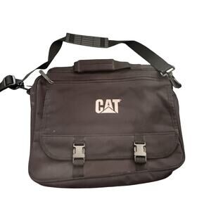 CAT Messenger Bag Work Briefcase Adjustable Strap Multiple Pockets 16x13 Inch La